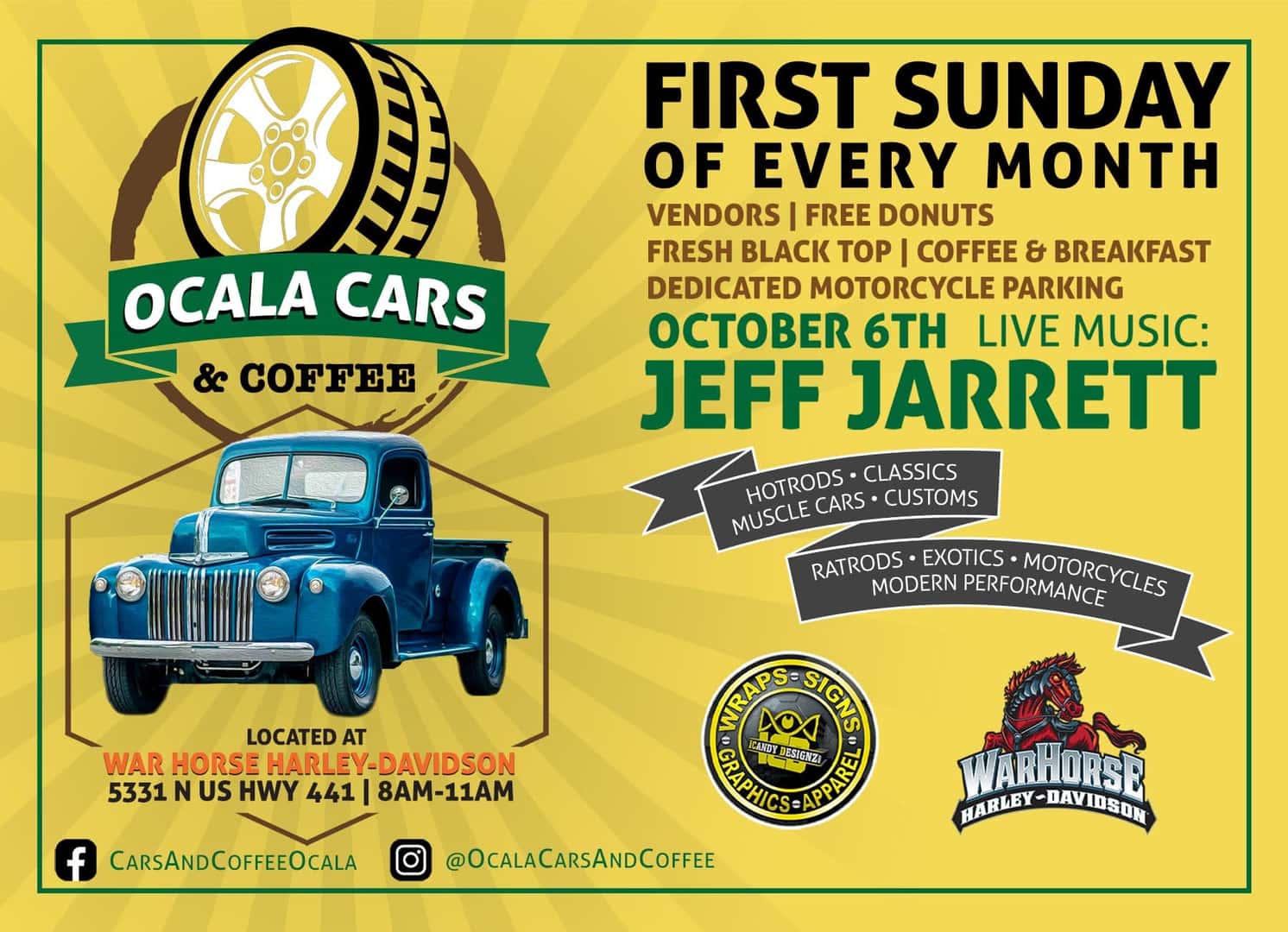 Ocala Cars & Coffee | War Horse Harley-Davidson