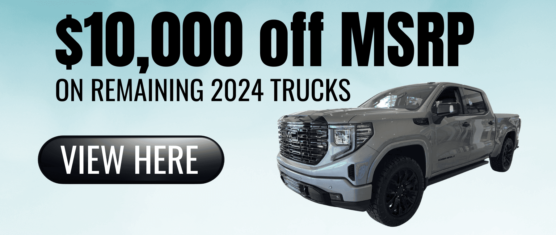 Get $10,000 off remaining 2024 GMC Sierra 1500 trucks at Bellamy Strickland in McDonough, GA