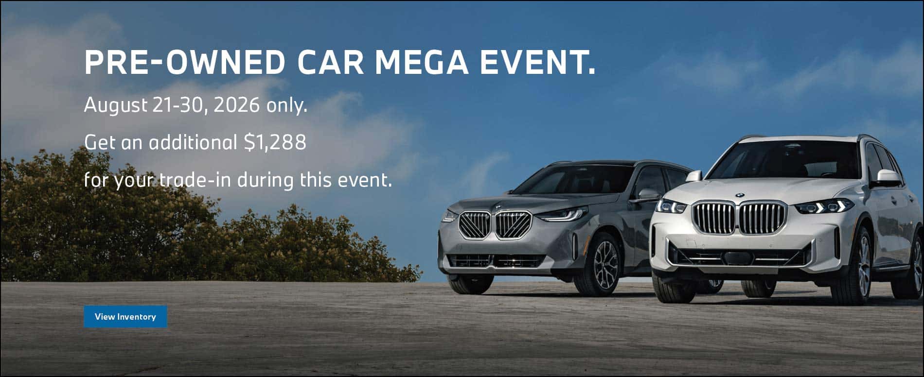 Used Car Mega Blowout Sales Event at BMW of North Scottsdale