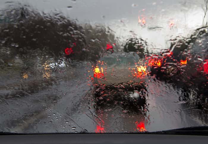 Driving in rain