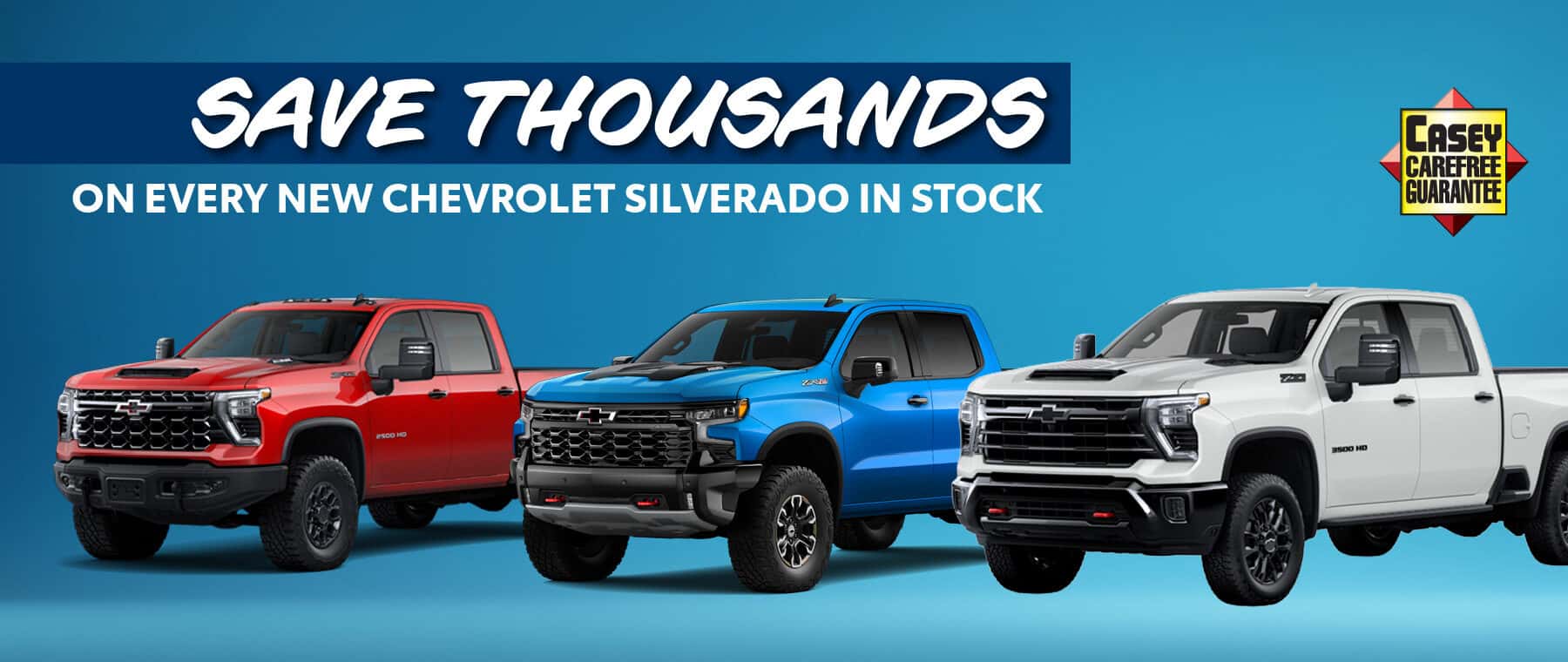 red, blue and white silverado