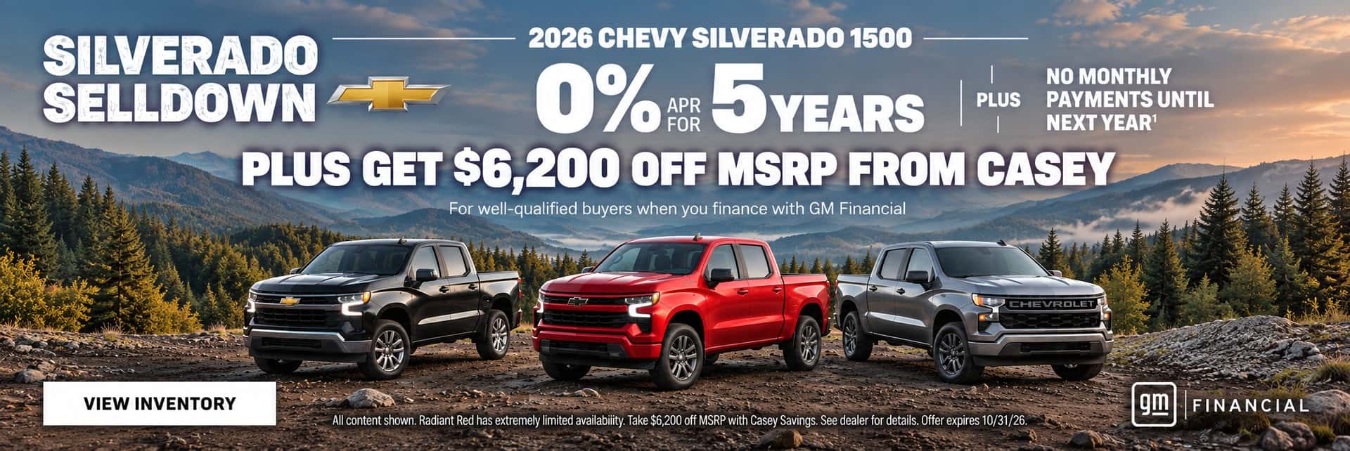 Silverado_Selldown_0APR_Banner
