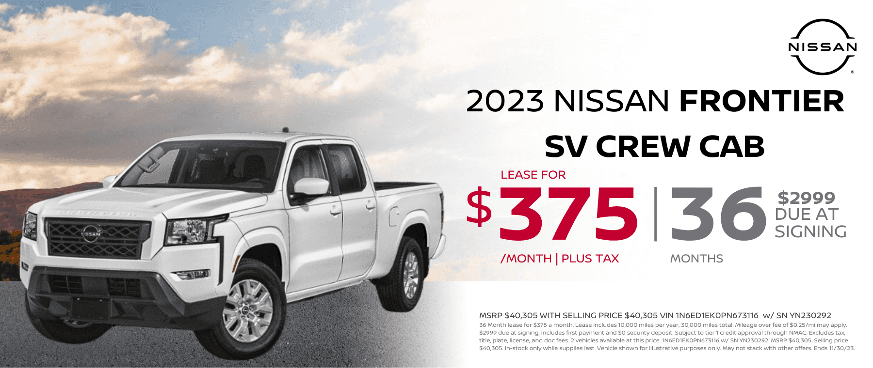 November 2023 Frontier Lease Offer