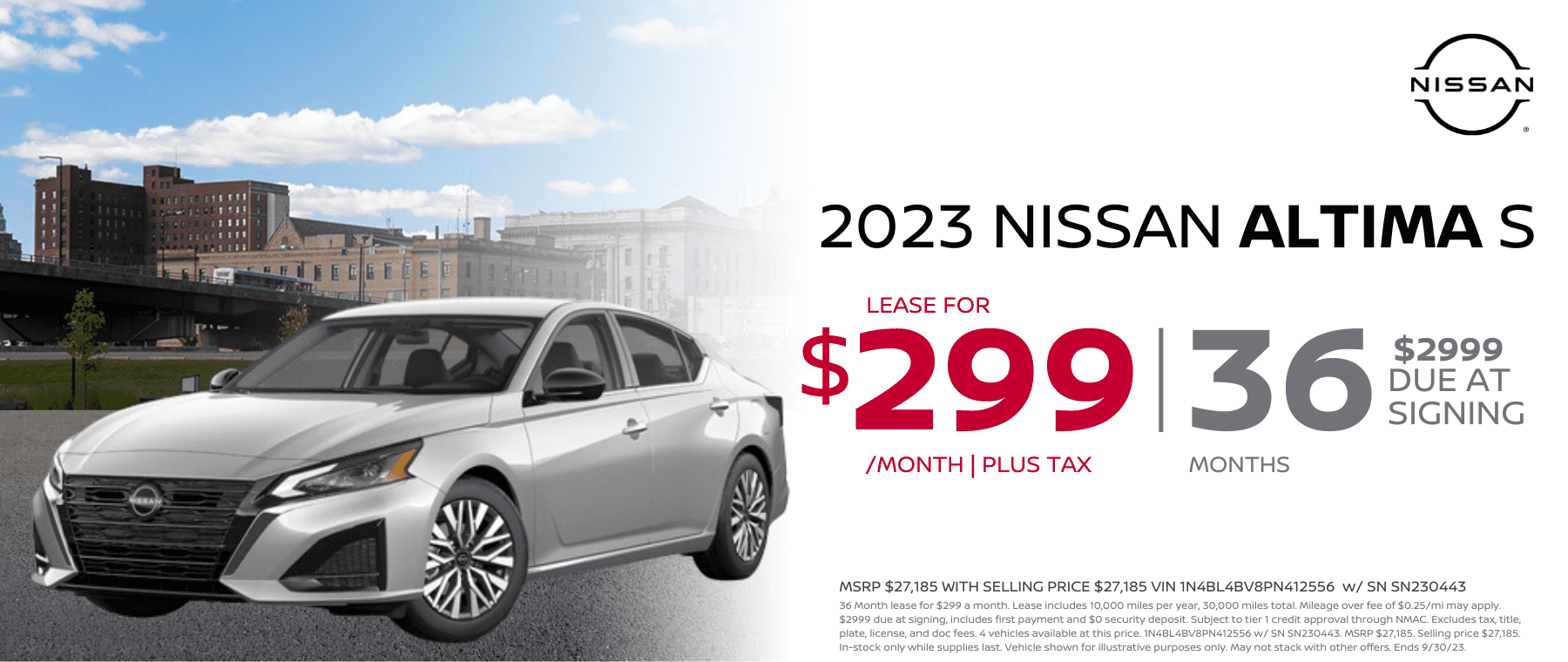 Nissan Altima Lease Offers