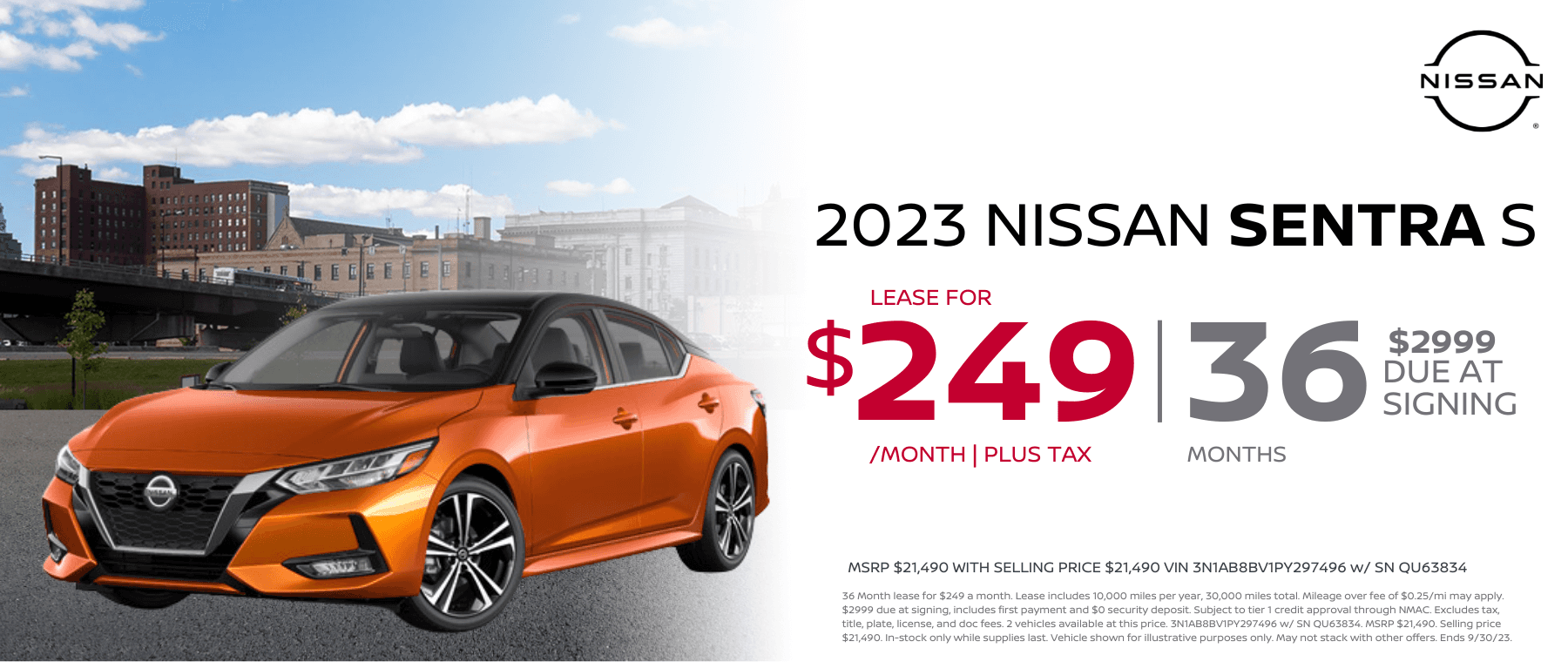 Nissan Sentra Lease Offers