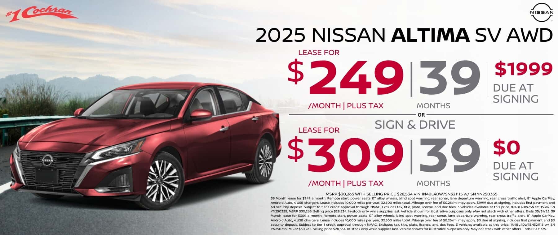 2 May 2025 Altima Lease Offer DSK