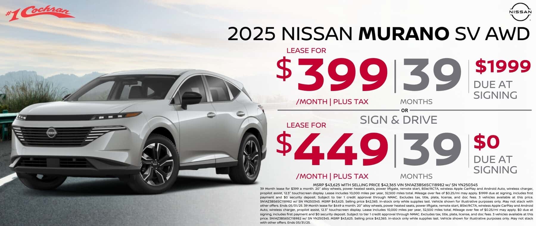 4 May 2025 Murano Lease Offer DSK