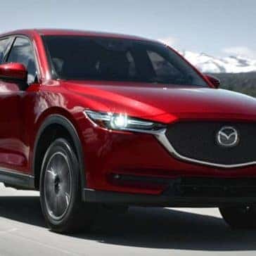 2018 Mazda CX5 Canada Driving Past Forest