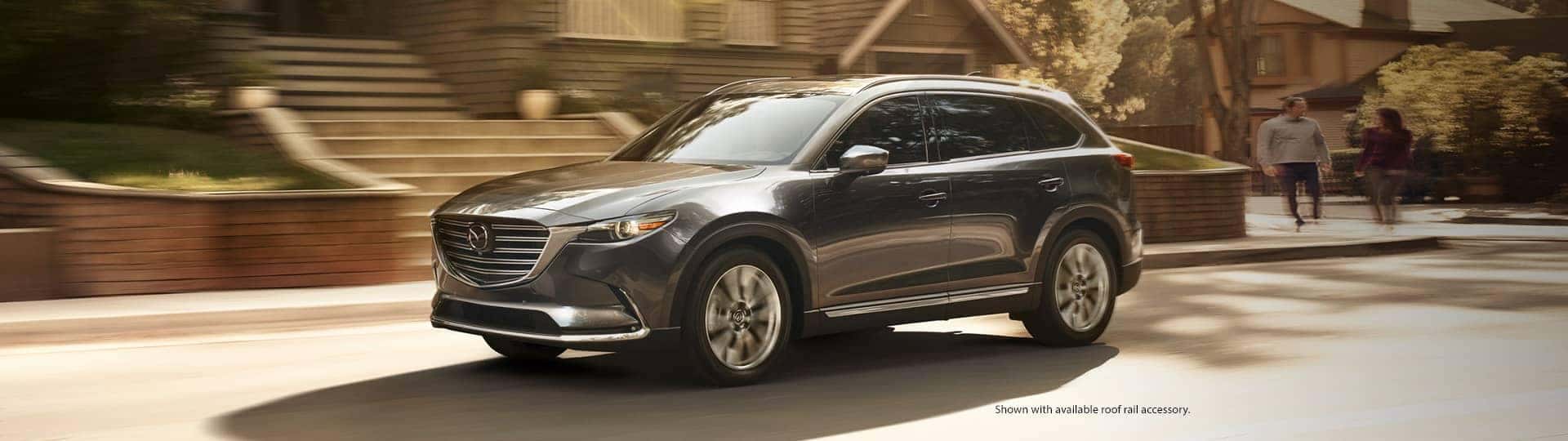 2019 Mazda CX-9 driving in neighbourhood