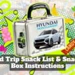 Road Trip Snack List And Snackle Box Instructions