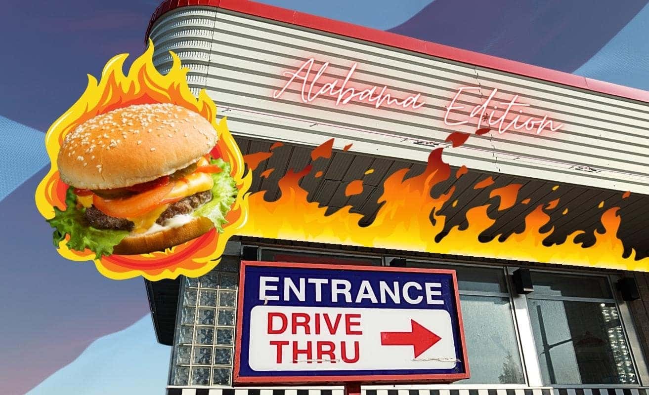 Food on the go top drive-thru of Alabama