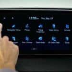 operating the navigation equipped touchscreen