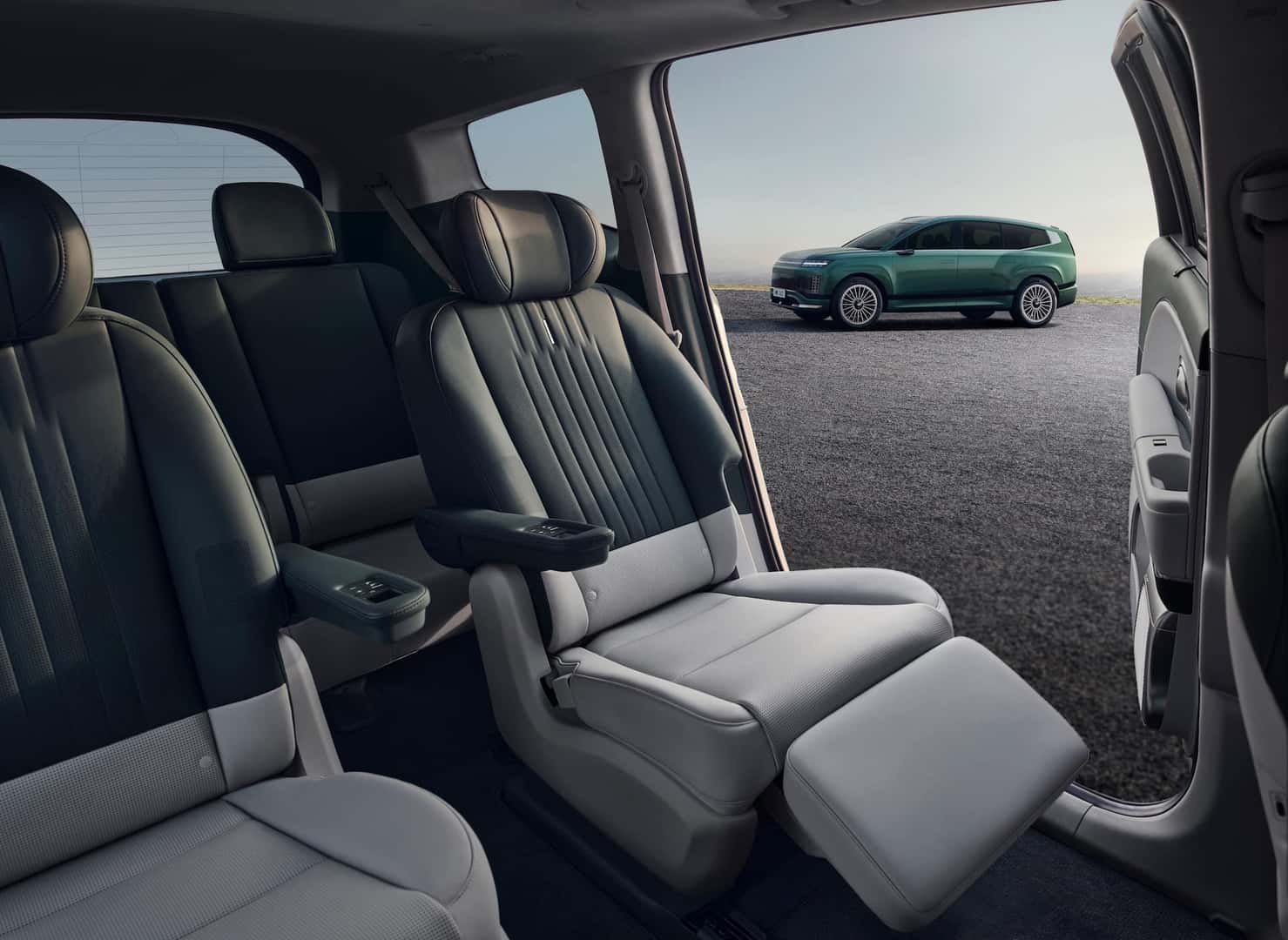 Grey interior of a 2026 IONIQ 9