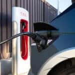 The Hyundai NACS adapter plugged into a 2024 Hyundai IONIQ 5