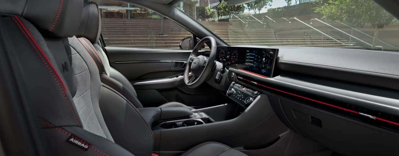 The interior of a 2025 Hyundai Sonata.