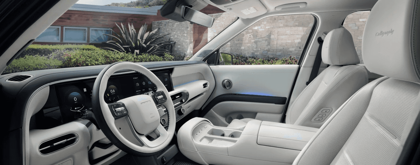 White inteior of a 2026 Hyundai palisade for sale near Enterprise