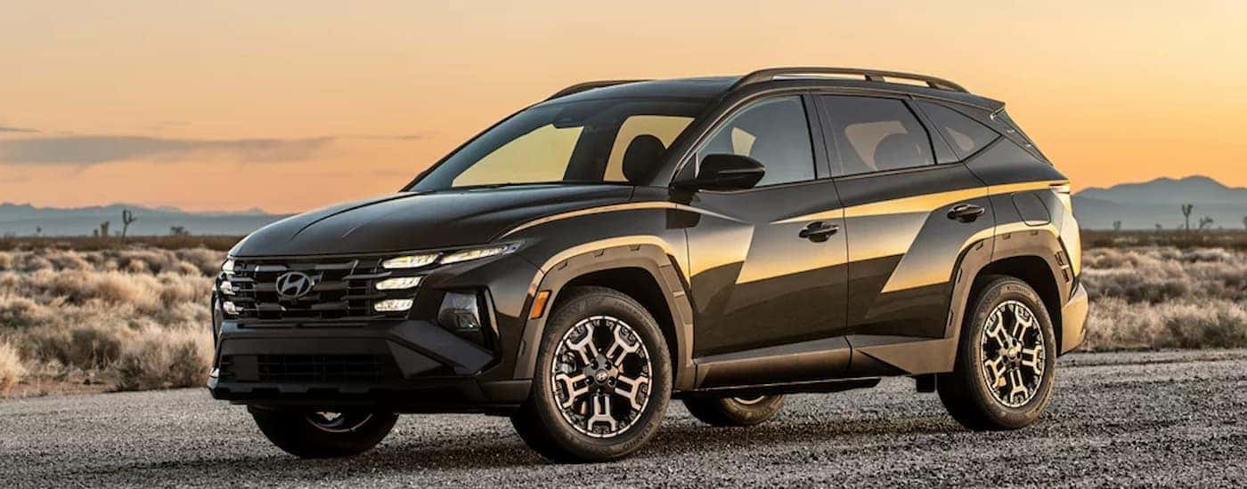 A black 2026 Hyundai Tucson parked for sale near Trussville