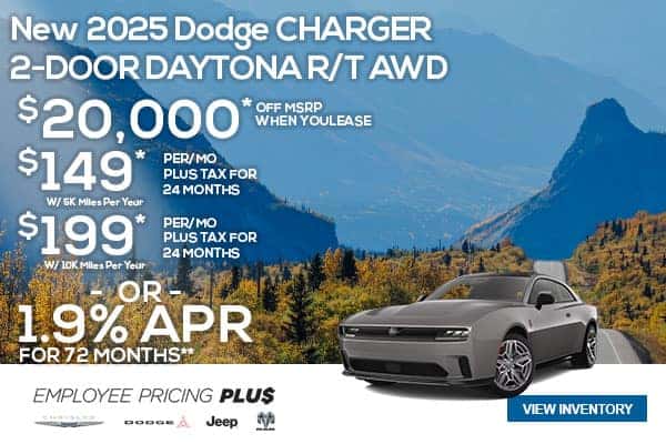 New 2025 Dodge CHARGER 2-DOOR DAYTONA R/T AWD