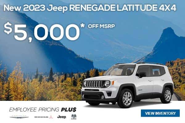 New 2023 Jeep RENEGADE LATITUDE 4X4