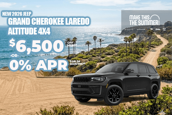 New 2026 Jeep GRAND CHEROKEE LAREDO ALTITUDE 4X4