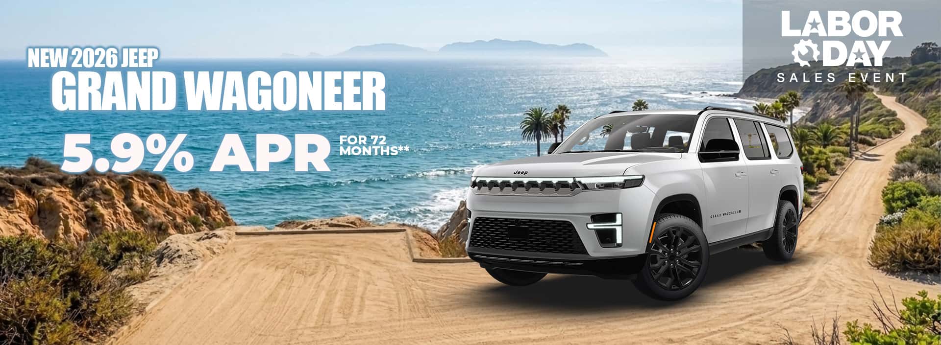 New 2026 Jeep GRAND WAGONEER 5.9% APR for 72 months*