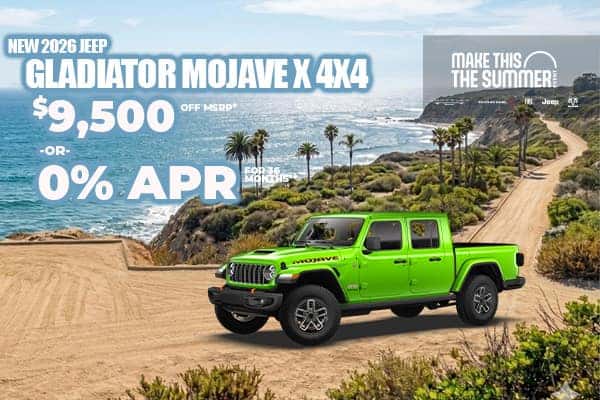 New 2026 Jeep GLADIATOR MOJAVE X 4X4