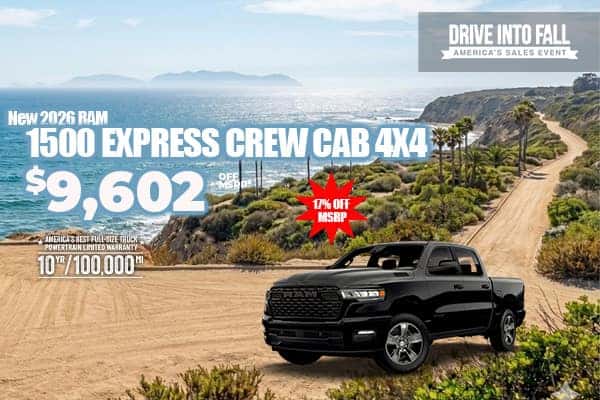 NEW 2026 RAM 1500 EXPRESS CREW CAB 4X4