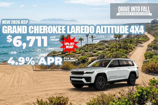 New 2026 Jeep GRAND CHEROKEE LAREDO ALTITUDE 4X4