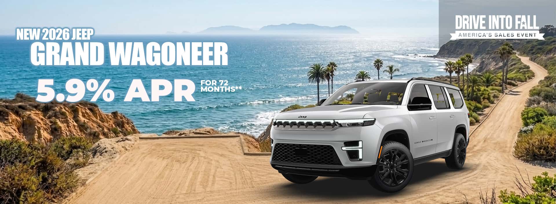 New 2026 Jeep GRAND WAGONEER 5.9% APR for 72 months*