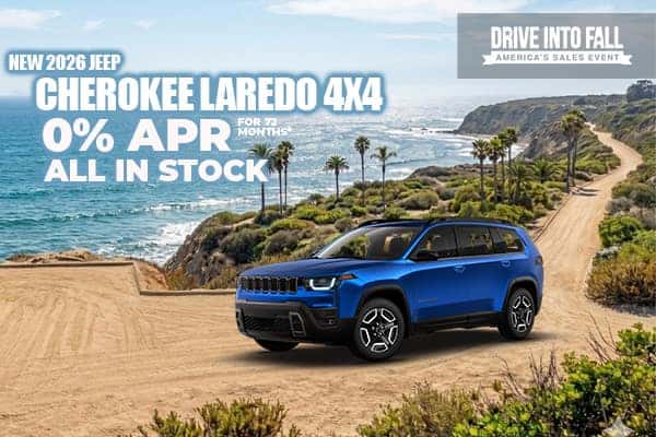 New 2026 JEEP CHEROKEE LAREDO 4X4