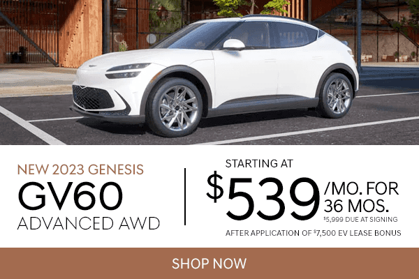 New 2023 Genesis GV60 Advanced AWD
