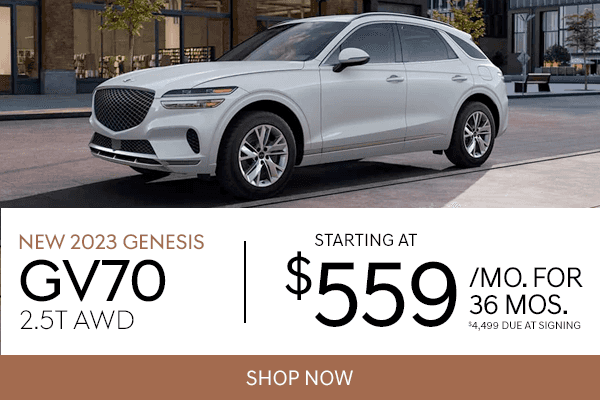 New 2023 Genesis GV70 2.5T AWD