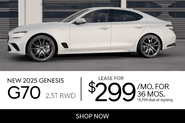 New 2025 Genesis G70 2.5T RWD