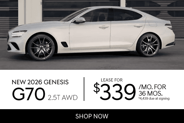 New 2026 Genesis G70 2.5T AWD