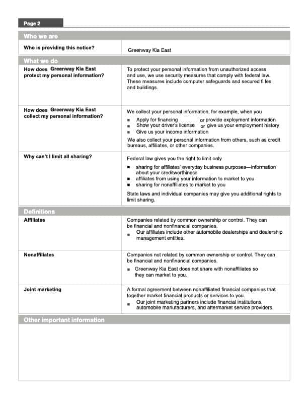 Privacy Policy 2