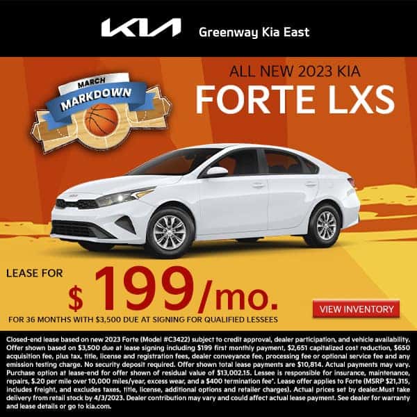 New 2023 Kia Forte LXS