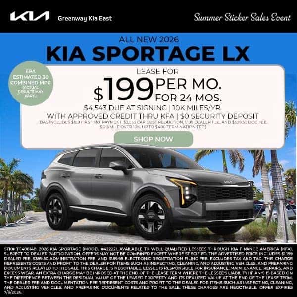 New 2026 Kia Sportage LX