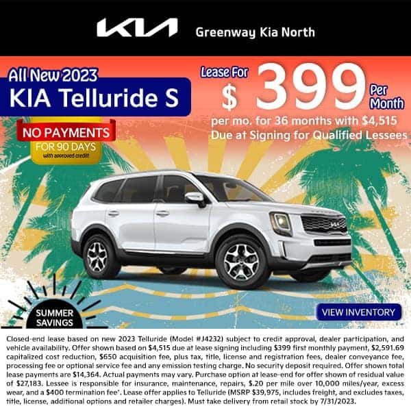 Current New Kia Special Offers Greenway Kia North