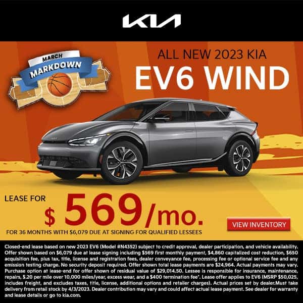 All New 2023 Kia EV6 Wind