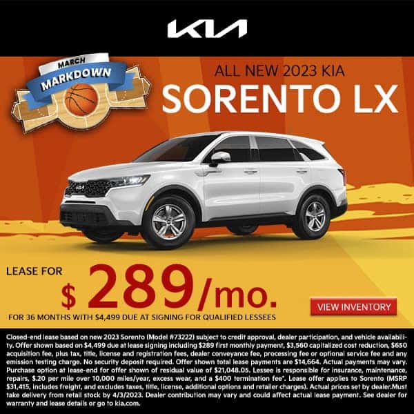 All New 2023 Kia Sorento LX