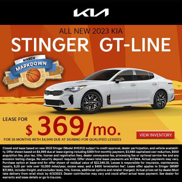 All New 2023 Kia Stinger GT-Line
