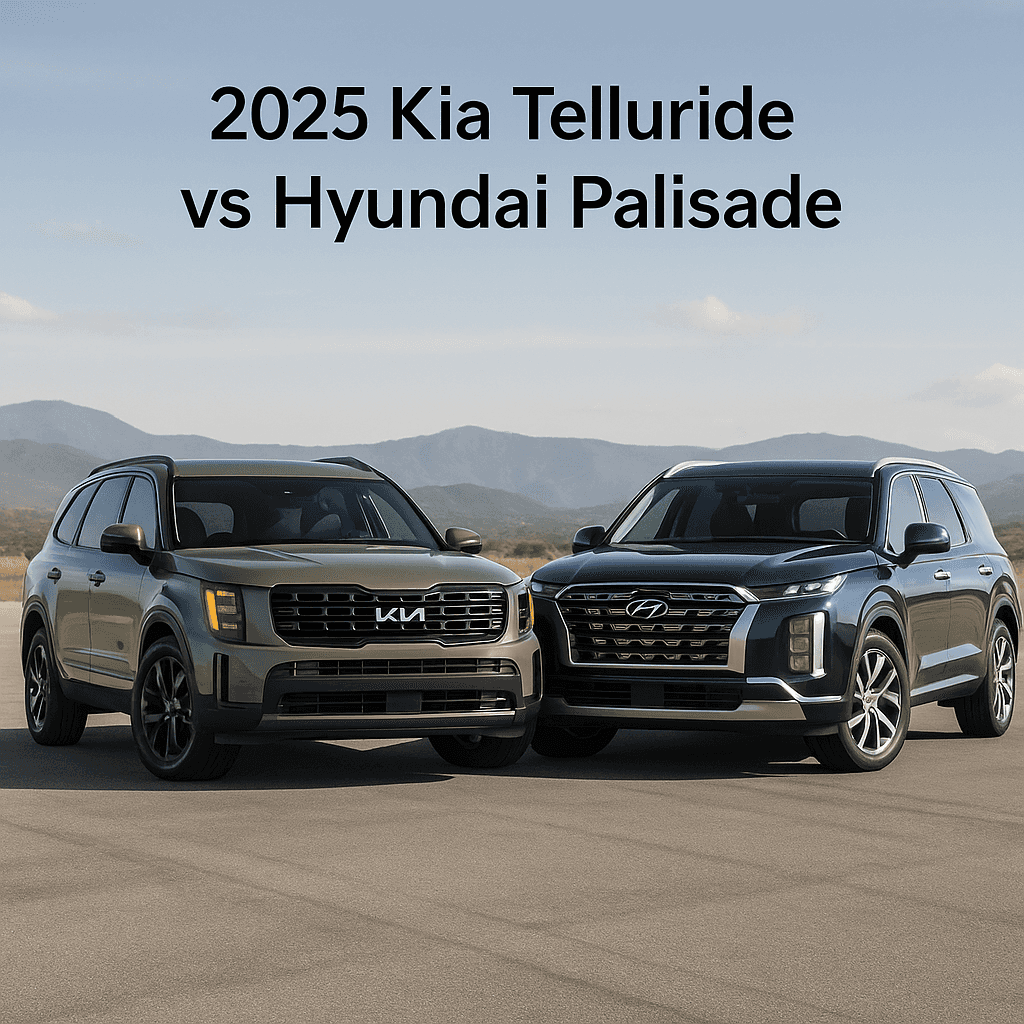 2025 Kia Telluride vs Hyundai Palisade side by side comparison in Orlando