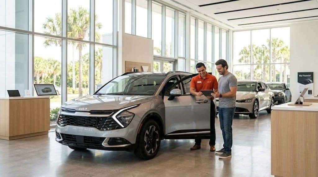 Greenway Kia West Modern Showroom Transparency