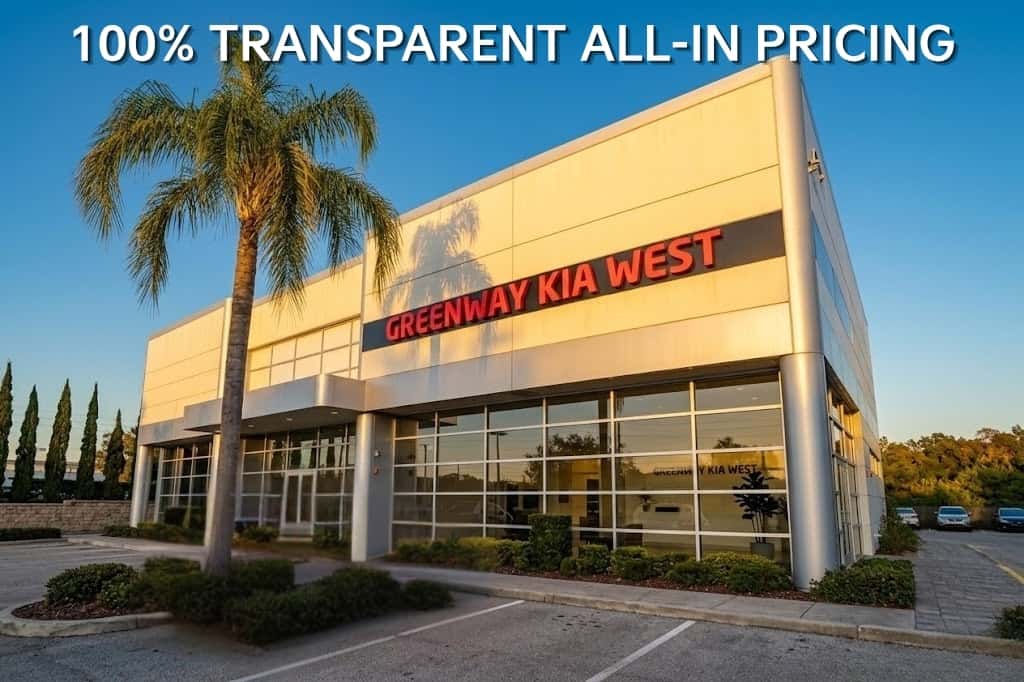 100% Transparent All-in Price at Greenway Kia West