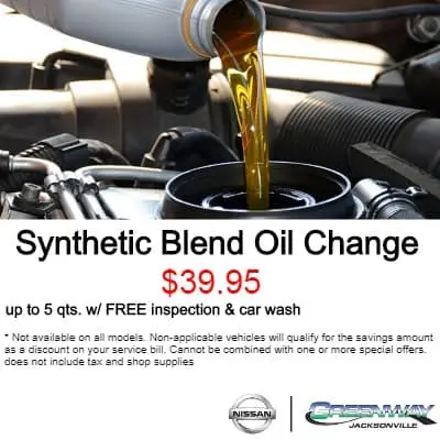 Nissan Service Specials | Oil Change Coupons in Jacksonville