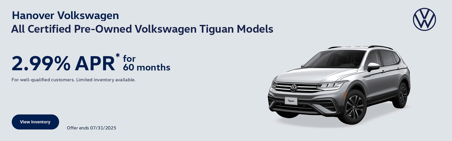 Tiguan CPO Incentive