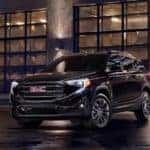2020 gmc terrain black exterior parked outside