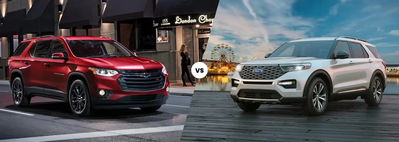 2020 Chevy Traverse vs. 2020 Ford Explorer | Hendrick Chevrolet Buick ...