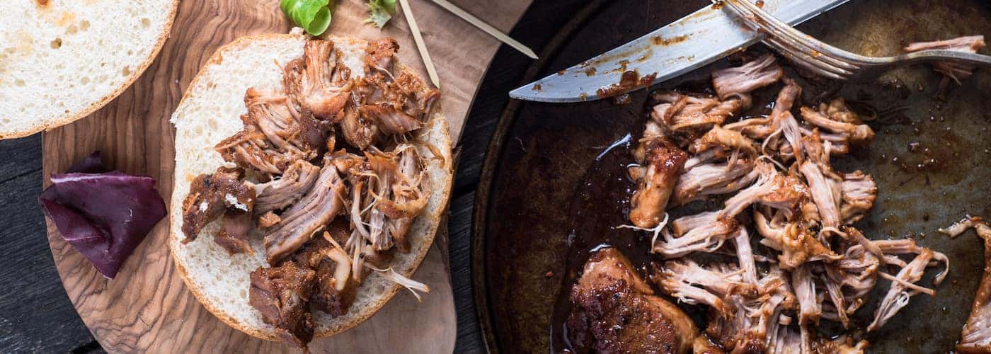 bbq pulled pork sandwich