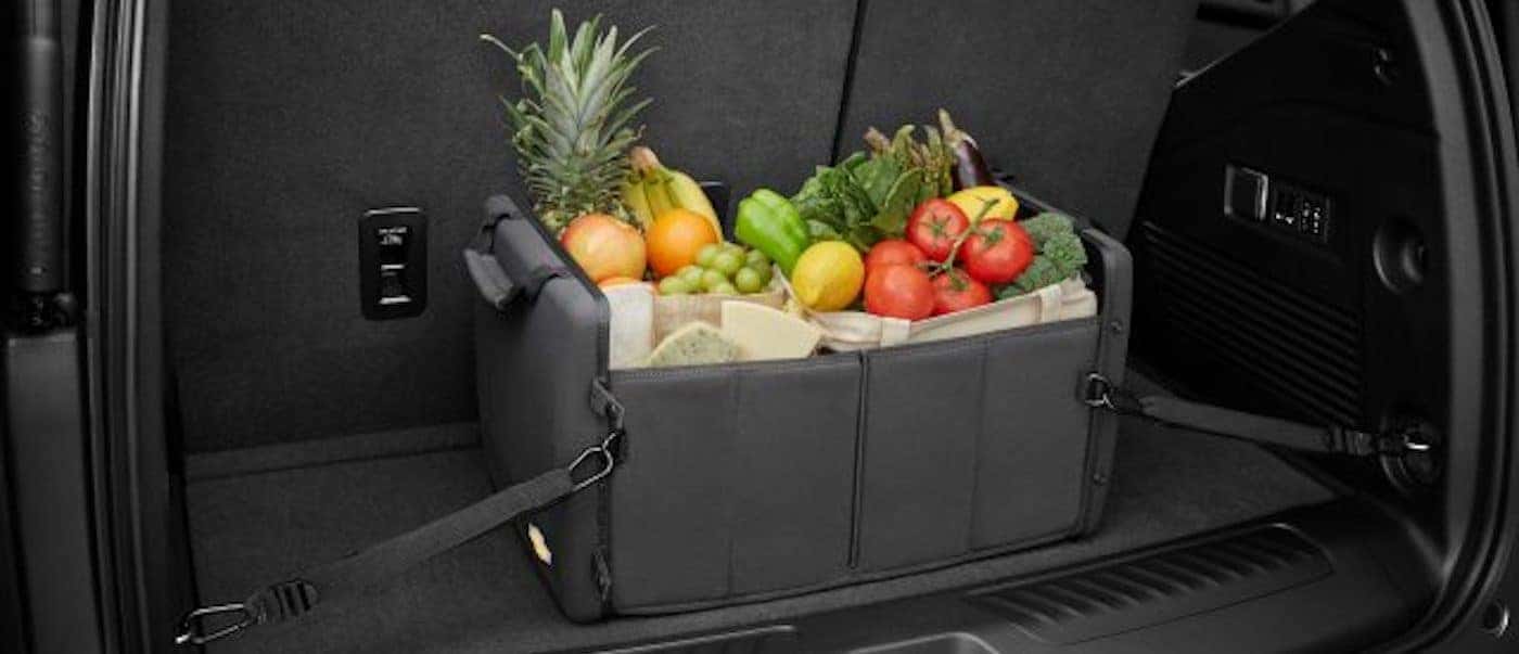 2021 chevy traverse cargo holder in trunk